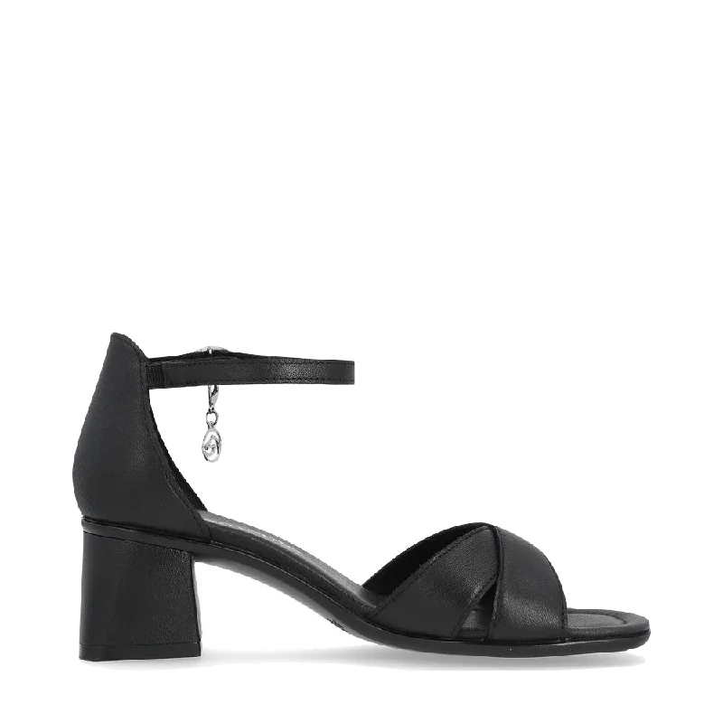 Vibrant Style Promotions Remote Women's Dorina 50 Black Heel Sandal in Black