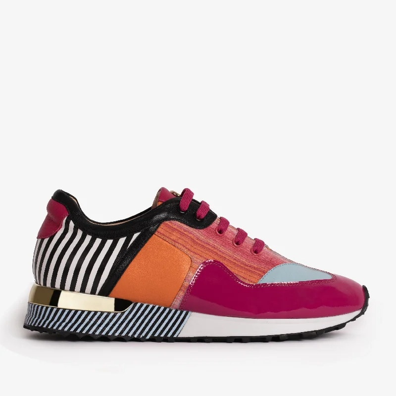 Statement Footwear Discount Santa Amaro Multi Color Fuchsia Women Sneaker