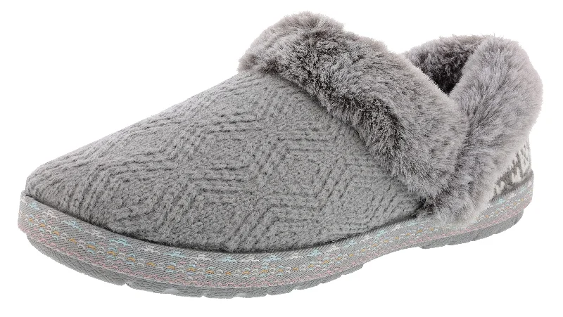 Premium Footwear Sale Skechers Women's Bobs Too Cozy-Deco Drifter Memory Foam Slippers Premium Footwear Sale Skechers Women's Bobs Too Cozy-Deco Drifter Memory Foam Slippers