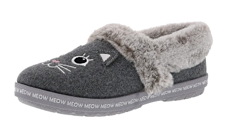 Chic Style, Always In Vogue Skechers Women's Bobs Too Cozy Meow Jammies Slip On Slippers Chic Style, Always In Vogue Skechers Women's Bobs Too Cozy Meow Jammies Slip On Slippers