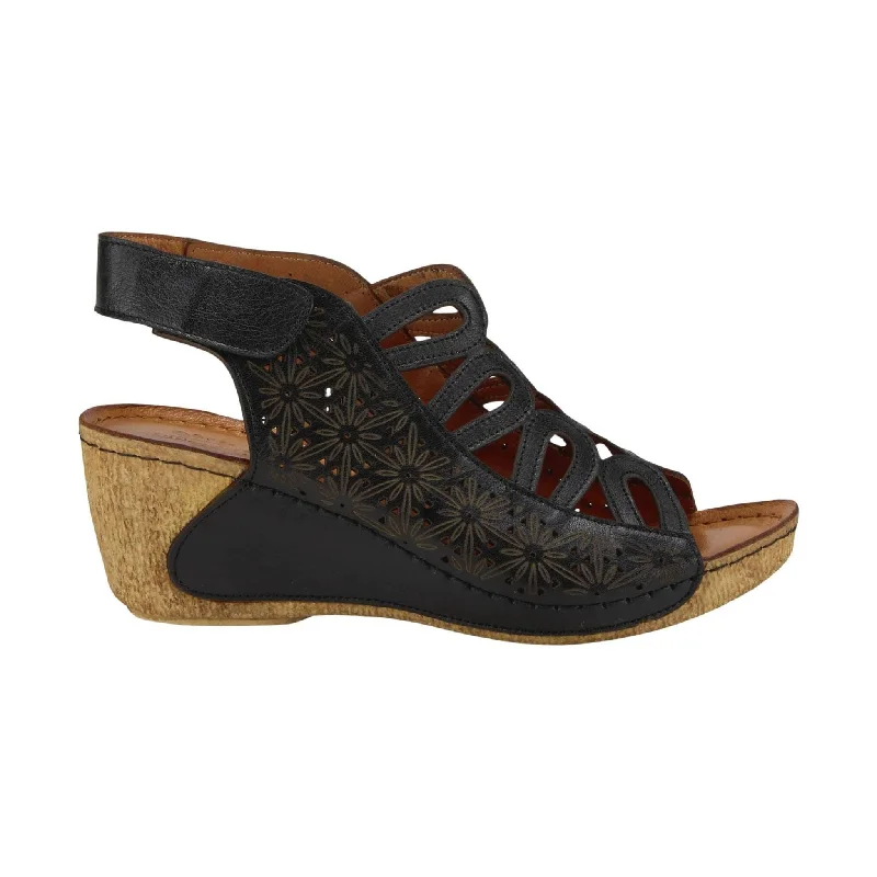New Arrivals Spring Step Women's Inocencia Sandals - Black