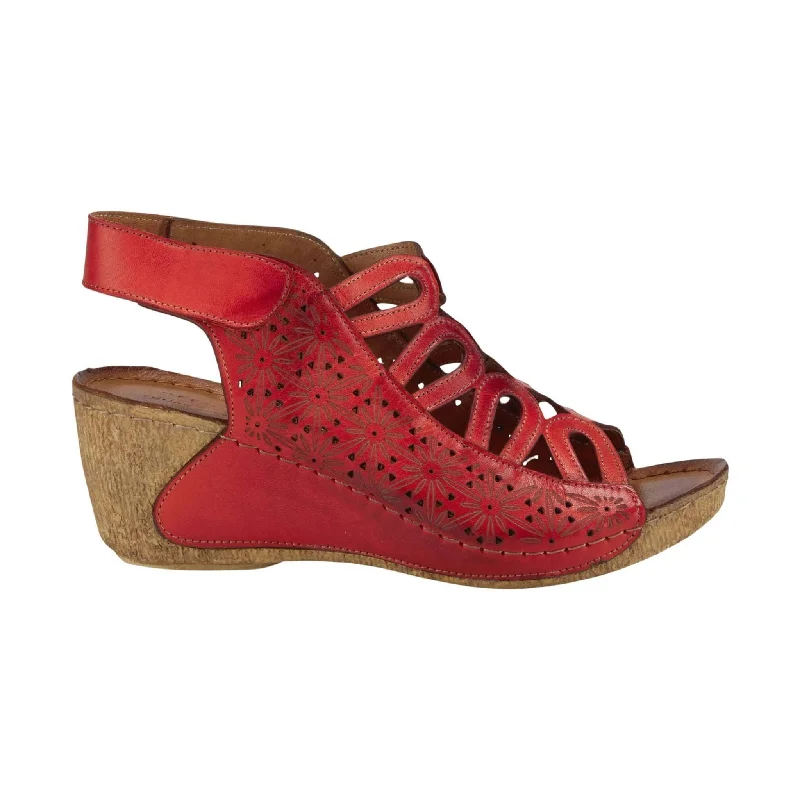 Huge Price Cut Spring Step Women's Inocencia Sandals - Red