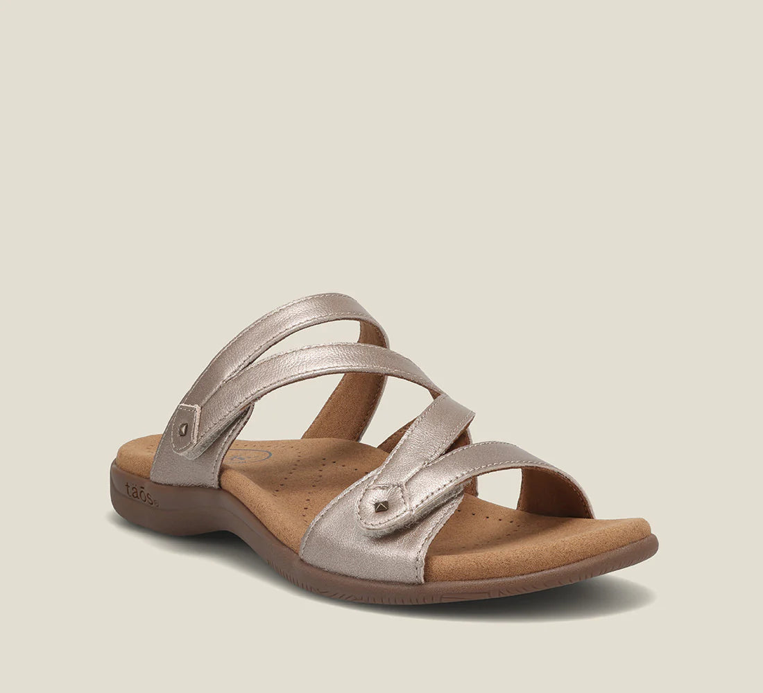 Slip-On Shoes Promotion Taos Double U Champagne Slide Sandal Women's