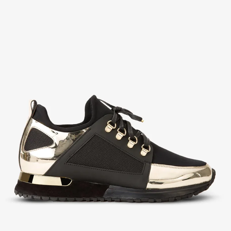 Women's Adventure-Ready Shoes The Emir Gold Leather Women Sneaker Limited Edition