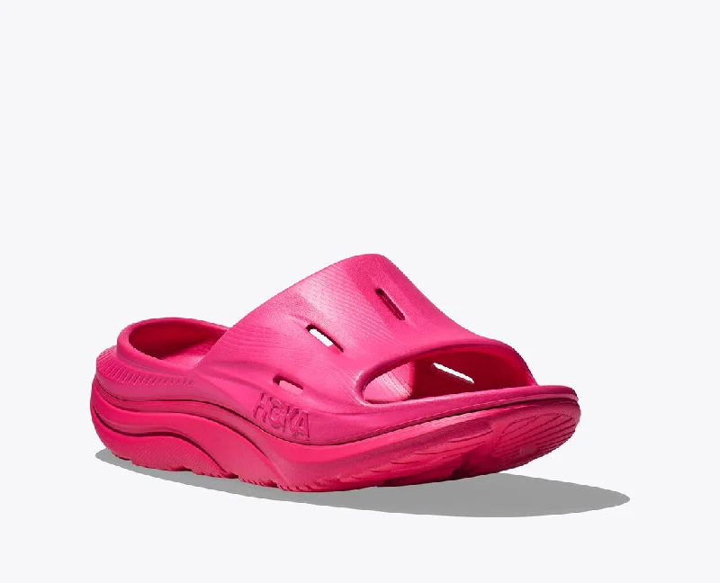 Statement Fashion Offers Hoka Ora Recovery Slide Pink Yarrow Unisex