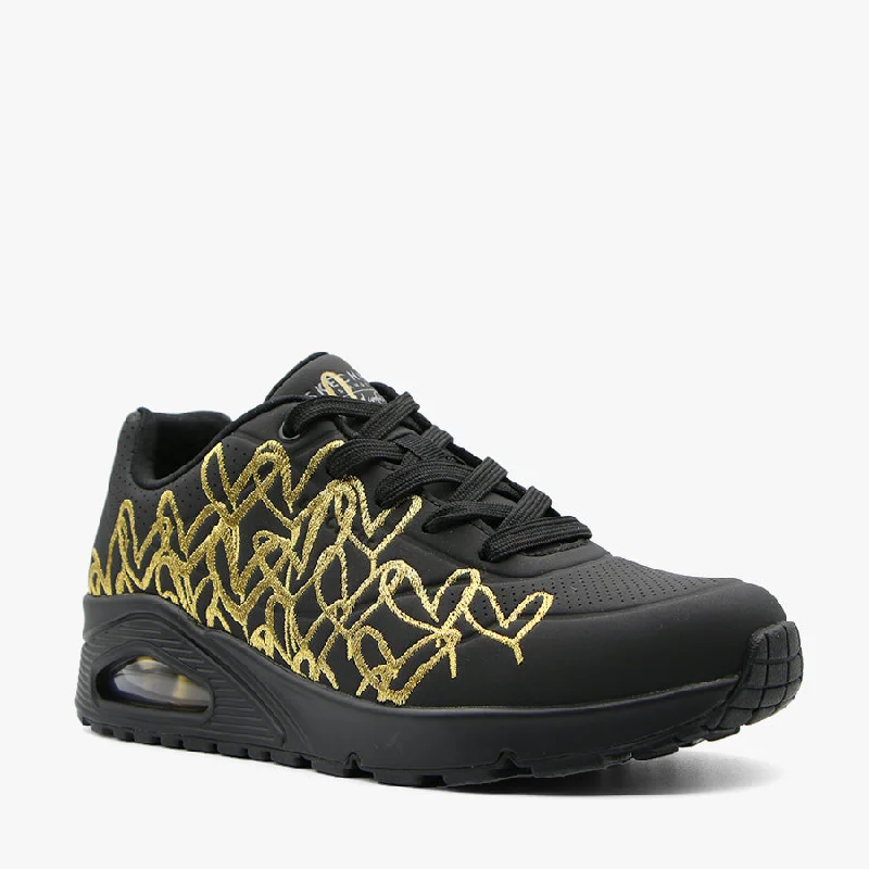 Cozy Chic Promotions UNO-GOLDEN HEART BLACK/GOLD
