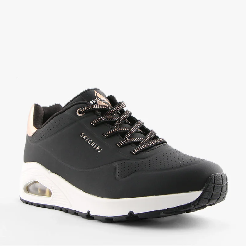 Fashionable Casual Shoes Sale UNO-SHIMMER AWAY BLACK/WHITE