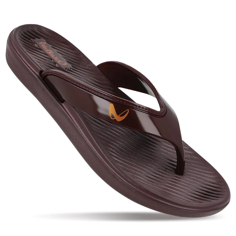 Evening Elegance Walkaroo Womens Flip Flop  - WC4292 Coffee