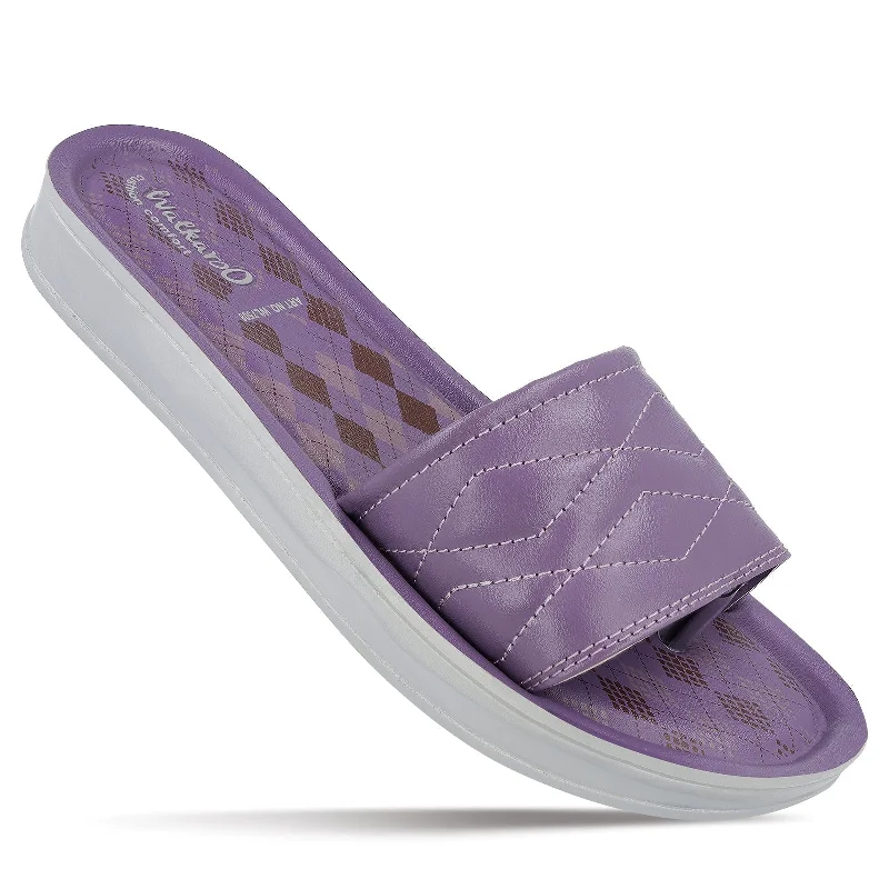 Trendy Footwear Sale Women's Slide Sandals - WL7508 Purple