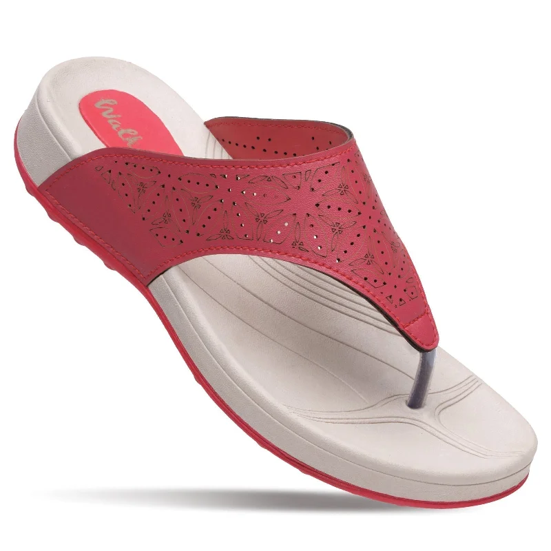 Stylish Looks Walkaroo Womens Sandal  - WC4981 Red