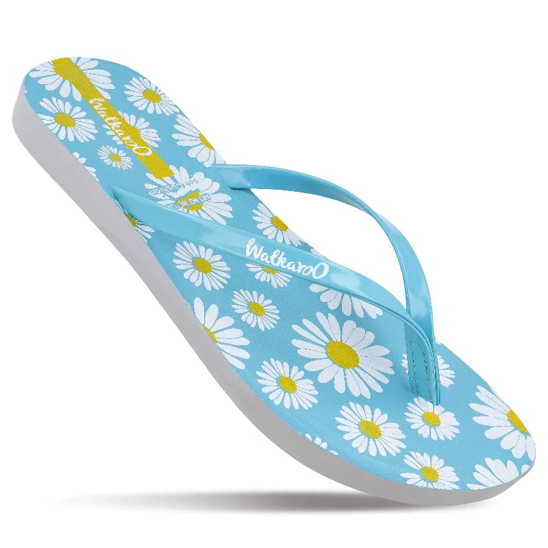 Casual Slip-Ons Promotion Walkaroo Womens Sandal  - WL7124 Blue