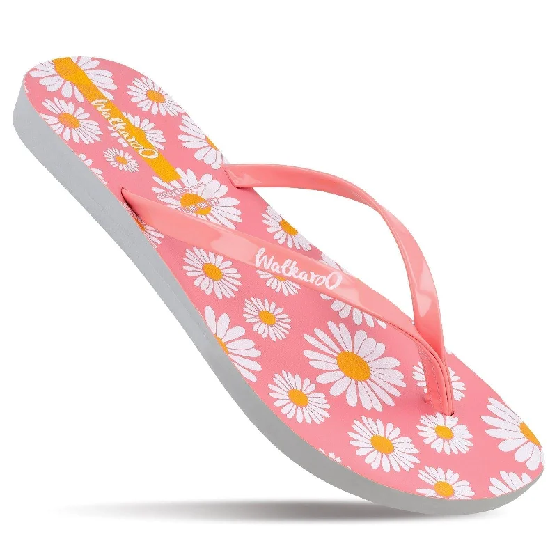 Vintage-Inspired Shoes Deal Walkaroo Womens Sandal  - WL7124 Peach