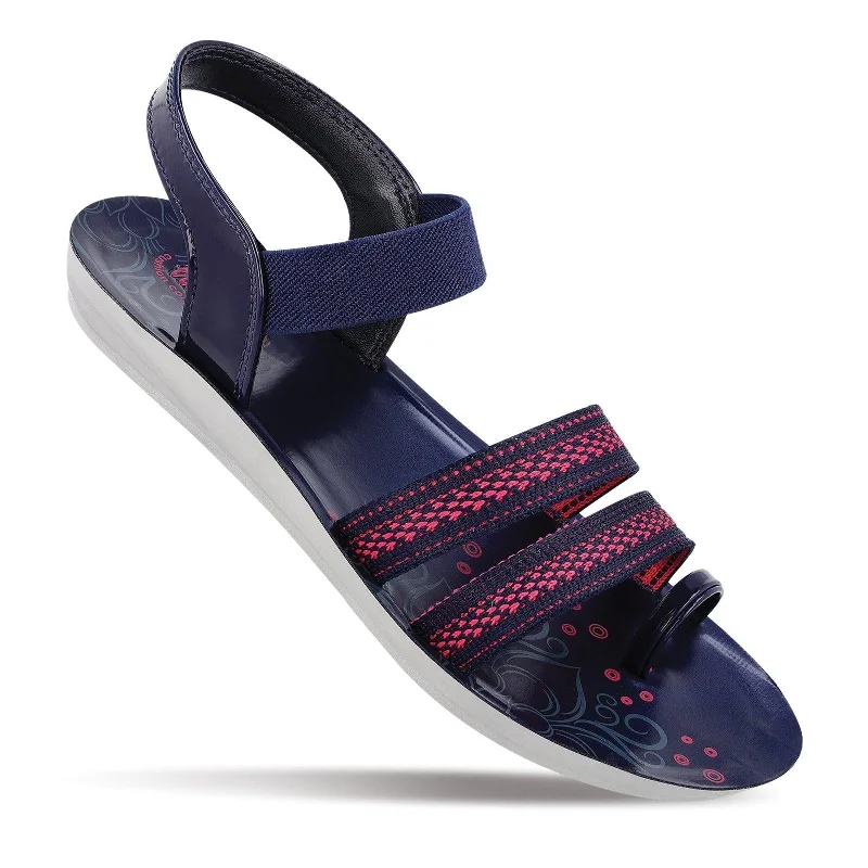 Durable Walking Shoes Sale Walkaroo Womens Ankle Strap Sandal  - WL7776 Blue