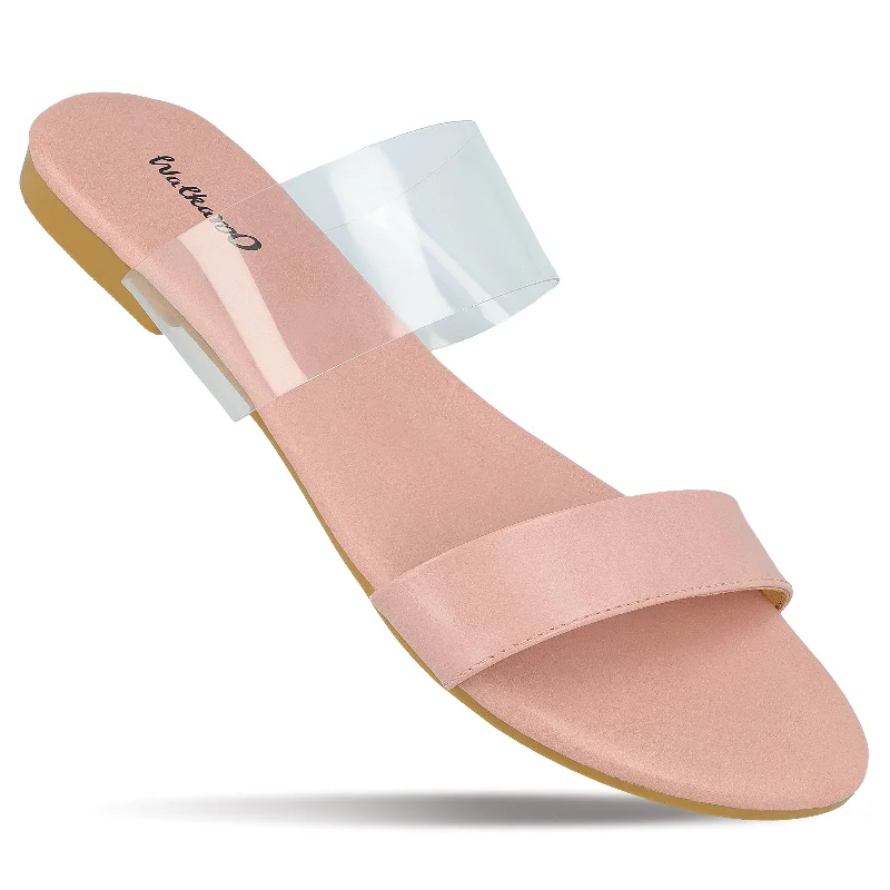 Style Revolution Walkaroo Womens Fancy Hand Made Footwear  - WP97013 Pink