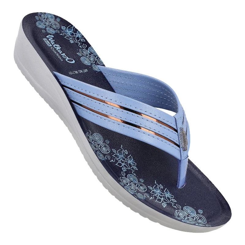 Elegant Style Women's Daily Wear Sandal  - WL7151 Cyan Blue