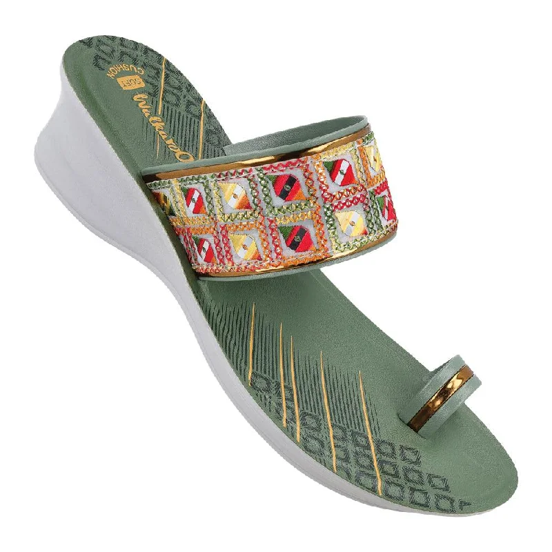 Enjoy Discount Women's Daily Wear Sandals - WL7544 Mint