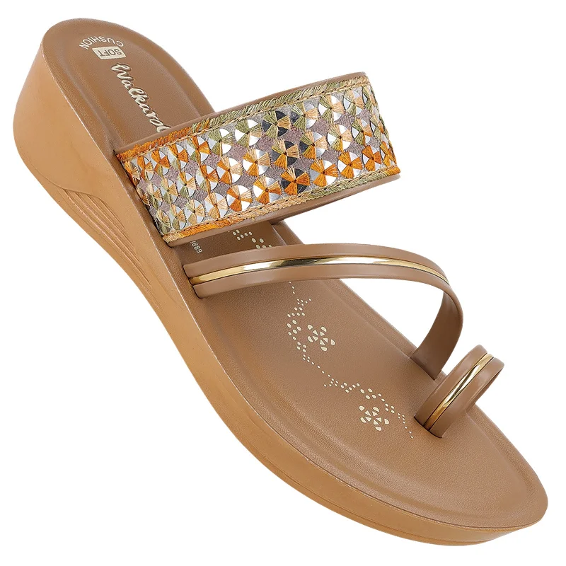 Hot Deals Women's Daily Wear Sandals - WL7620 Brass