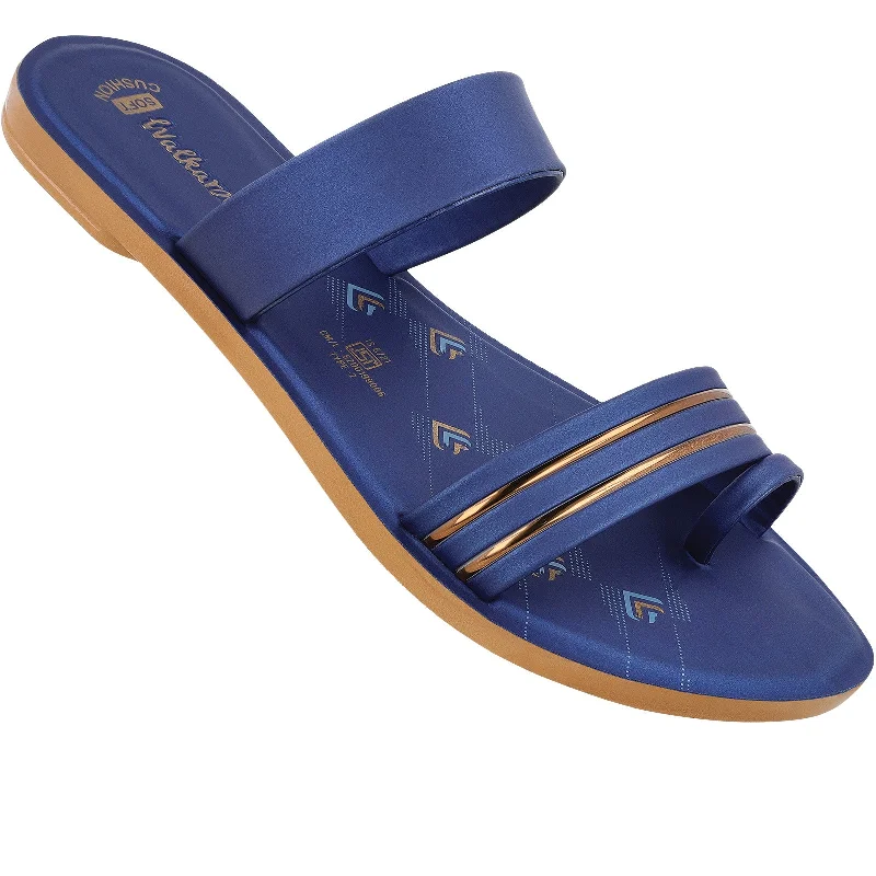 Soft Sole Casual Shoes Women's Daily Wear Sandals - WL7630 Navy Blue