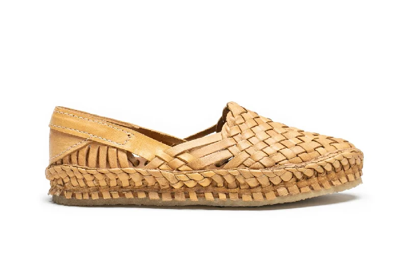 Woven Flat in Honey + No Stripes