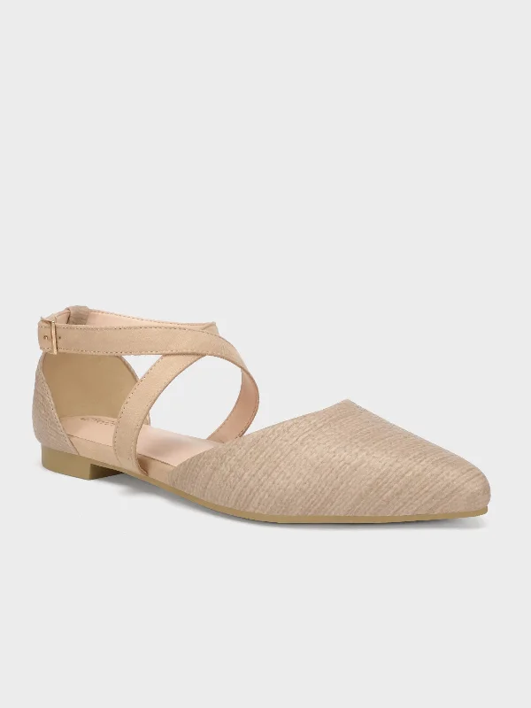 Women's "ROSETTA" Crossover Design Sandals