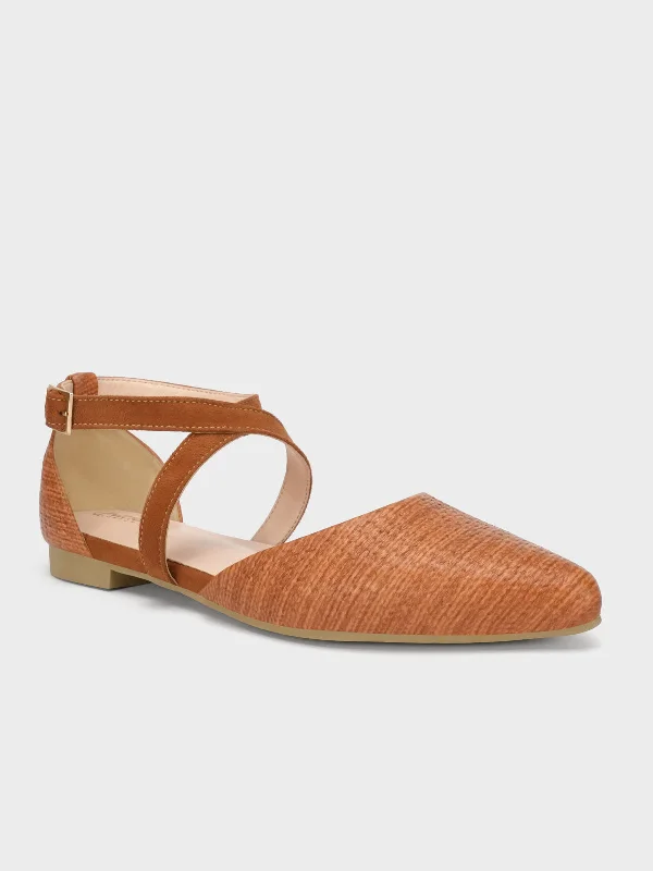 Women's "ROSETTA" Crossover Design Sandals