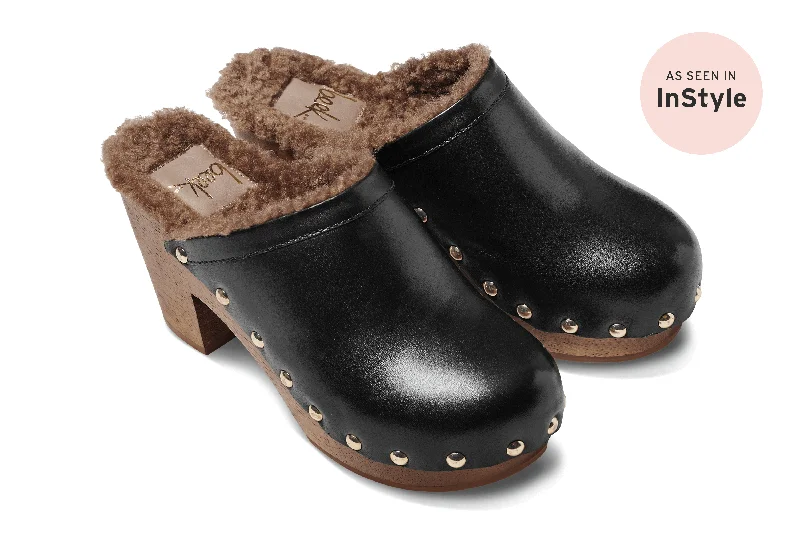 Unleash Your Style WOODPECKER SHEARLING - Black
